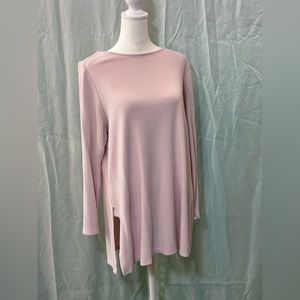 Pink long sleeve shirt size L